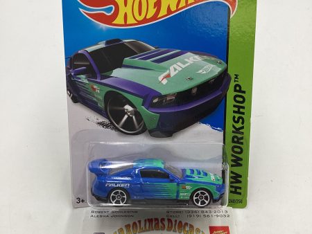 2015 Hot wheels Workshop  #240 Custom 12 Ford Mustang Falken Blue 20A on Sale