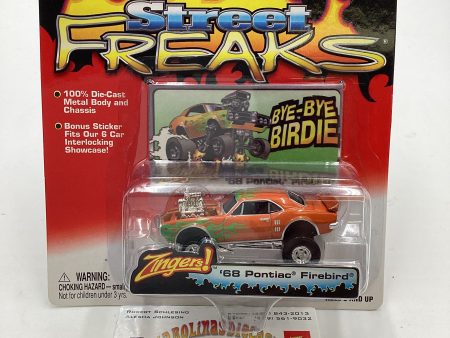 Johnny lightning Street freaks zingers *Cracked Blister* 68 Pontiac Firebird Bye Bye Birdie For Discount