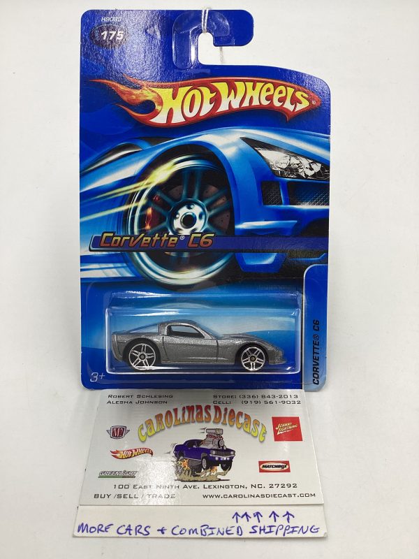 2005 Hot Wheels #175 Corvette C6 Kmart Exclusive Silver 238F Online