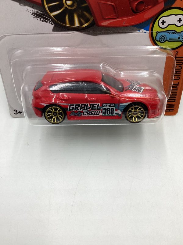 2016 Hot Wheels Digital Circuit #30 Subaru WRX STI Red 89D For Sale