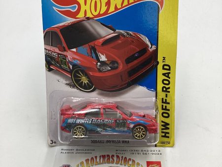 2014 Hot wheels Off Road #108 Subaru Impreza WRX Red 89A Supply