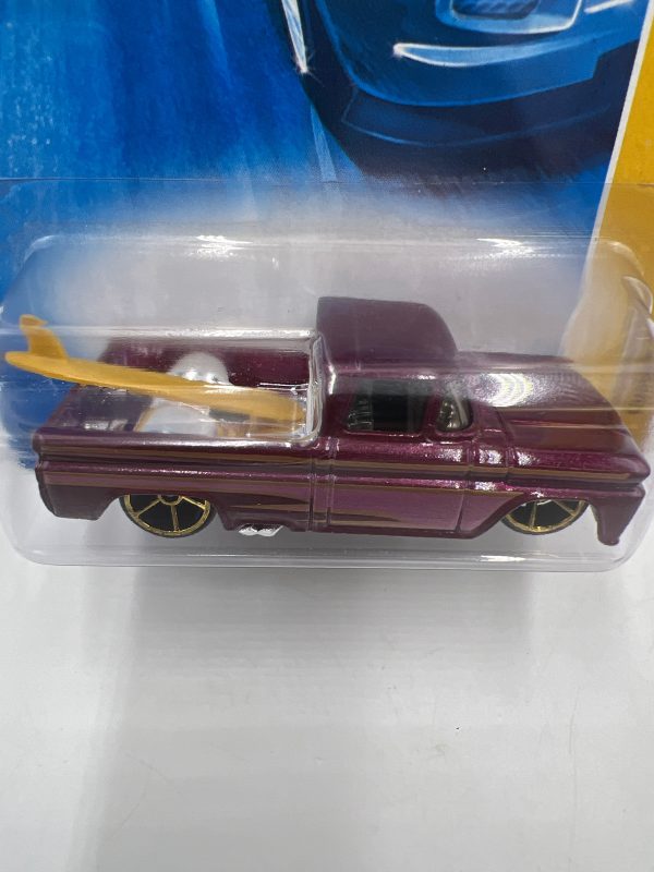 2008 Hot Wheels New Models #13 Custom 62 Chevy Purple 18C For Sale