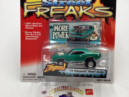 Johnny lightning Street freaks zingers *Vein on back* 70 Plymouth Hemi Cuda 190E For Cheap