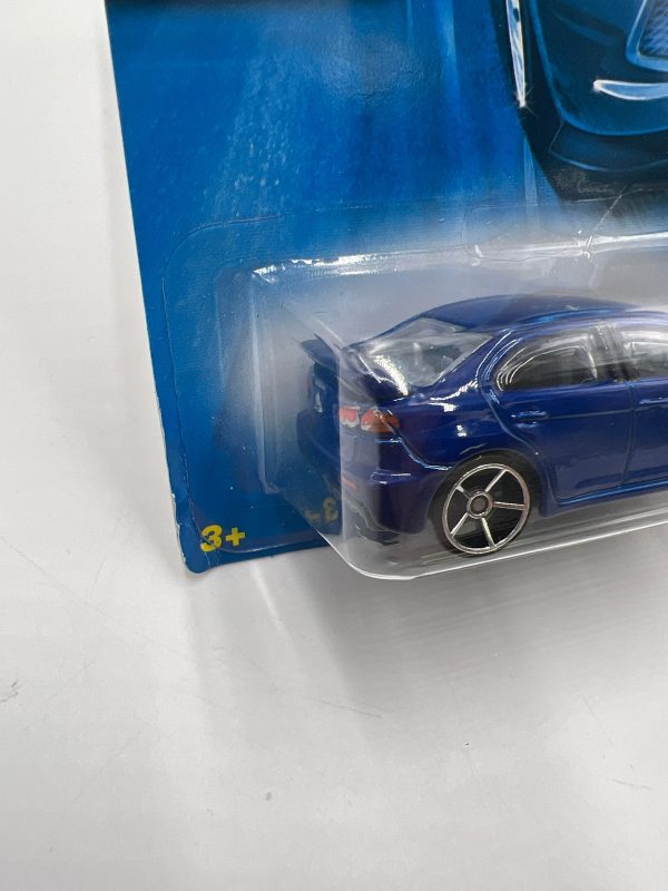 2008 Hot Wheels New Models #23 2008 Lancer Evolution Blue 92D Supply