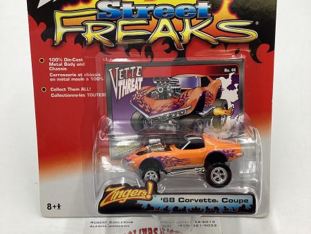 Johnny lightning Street freaks zingers #44 68 Corvette Coupe 190D For Sale