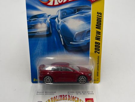 2008 Hot Wheels New Models #23 2008 Lancer Evolution Red 92C Online now