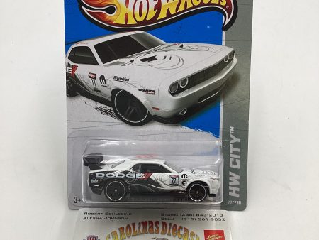 2013 Hot wheels #27 HW City Treasure Hunt Dodge Challenger Drift Car 274E Online Hot Sale