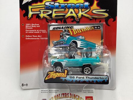 Johnny lightning Street freaks zingers #42 56 Ford Thunderbird Blue *Veins* 190D Discount