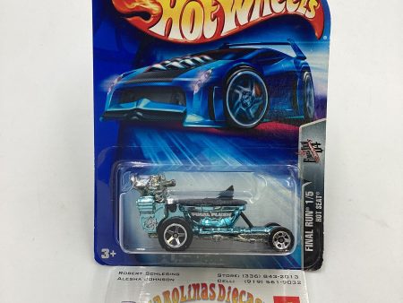 2004 Hot Wheels First Editions #133 Hot Seat Blue Chrome 116B Discount