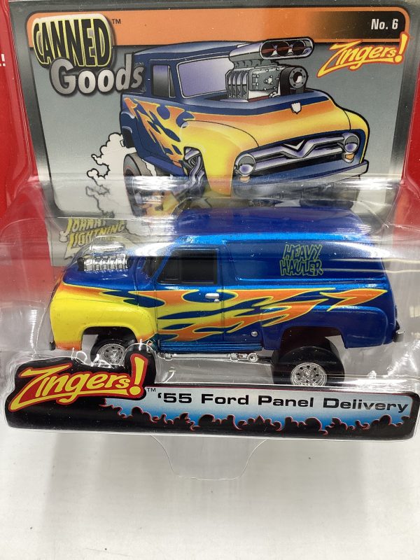 Johnny lightning Street freaks zingers #6 55 Ford Panel Delivery Canned Goods 190D Online now