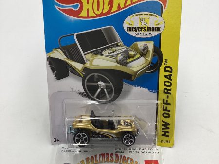 2014 Hot Wheels Off Road #114 Meyers Manx Gold 67G For Sale