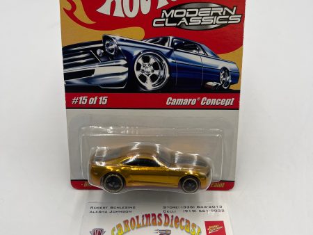 Hot Wheels Modern Classics #15 Camaro Concept Gold W Protector Sale