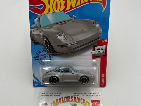 2020 Hot Wheels #72 Kroger Exclusive 96 Porsche Carrera Silver Hot on Sale