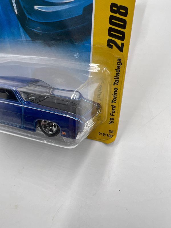 2008 Hot Wheels New Models #19 69 Ford Torino Talladega Blue 31C Cheap