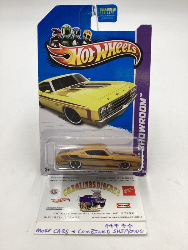 2013 Hot Wheels #236 69 Ford Torino Talladega 32A Hot on Sale