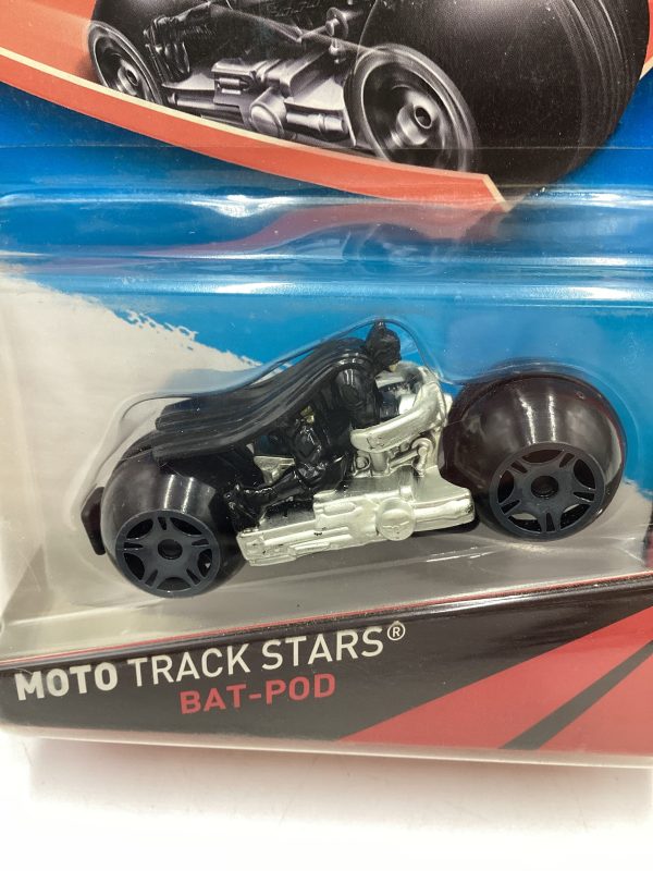 Hot wheels Moto Track Stars Bat-Pod Rare Online now