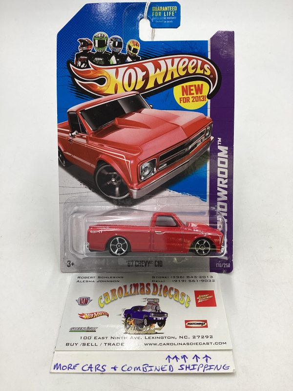 2013 Hot wheels #170 67 Chevy C10 18C For Sale