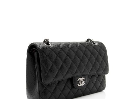 Chanel Caviar Leather Classic Medium Double Flap Bag (Xtaxo5) Online