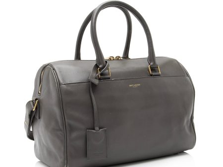 Saint Laurent Calfskin Duffle 6 Satchel 23052 Supply