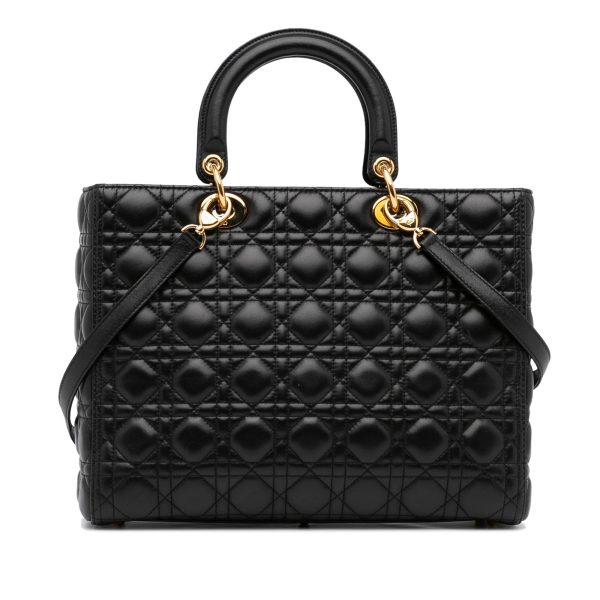 Dior Large Cannage Lambskin Lady Dior (U6Y2QF) Sale