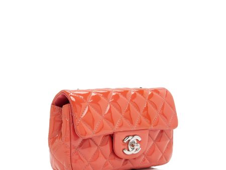 Chanel Patent Leather Rectangular Extra Mini Flap Bag (M8fPie) Hot on Sale