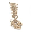 Chanel Metallic Leather Gladiator Strappy Sandals - Size 9B   39B (rARysY) Discount