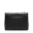 Saint Laurent Matelasse Calfskin Monogram LouLou Chain Medium Shoulder Bag 22876 on Sale