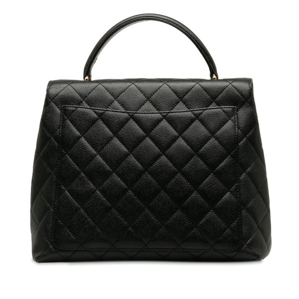 Chanel Caviar Kelly Top Handle Handbag (RFopJM) For Sale