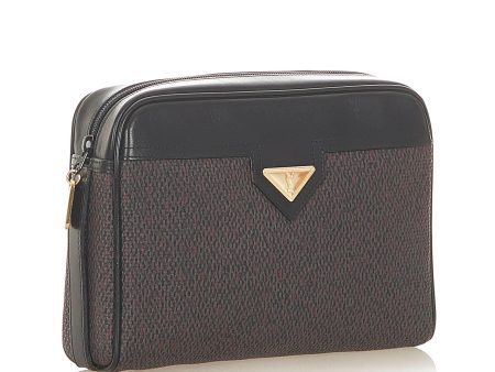 Saint Laurent Canvas Clutch Bag (SHG-36187 For Discount