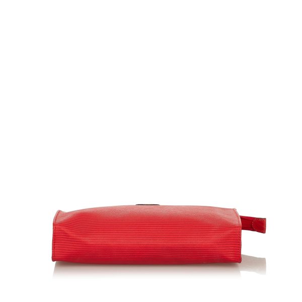 Saint Laurent Canvas Clutch Bag (SHG-36186 on Sale