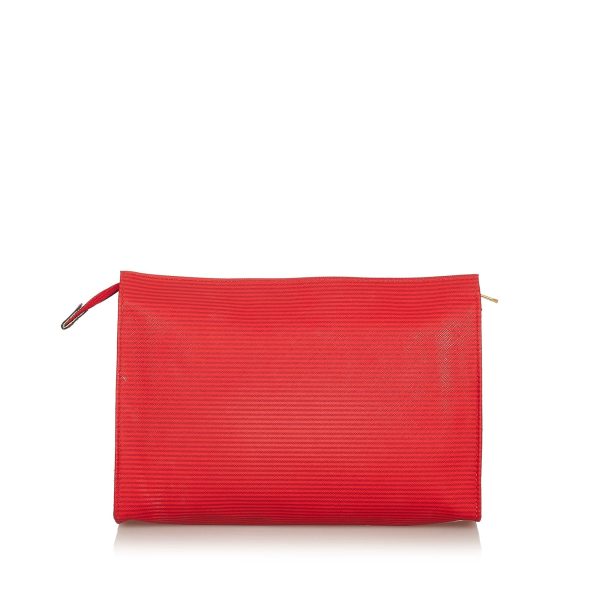 Saint Laurent Canvas Clutch Bag (SHG-36186 on Sale