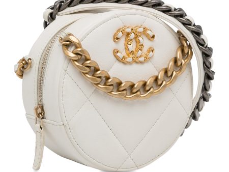 Chanel 19 Round Clutch with Strap (CY4gwG) Online