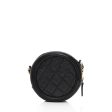 Chanel Caviar Leather CC Filigree Round Clutch with Chain (lxEJd2) on Sale