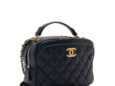 Chanel Calfskin CC Small Vanity Case (7b563I) Online Hot Sale