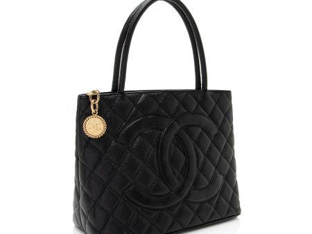 Chanel Caviar Leather Medallion Tote (7Ttgip) Cheap