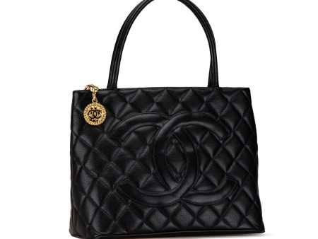 Chanel Caviar Medallion Tote (90N51p) Online