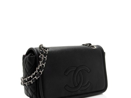 Chanel Caviar Leather Timeless CC Medium Flap Bag (yaWfvq) Hot on Sale