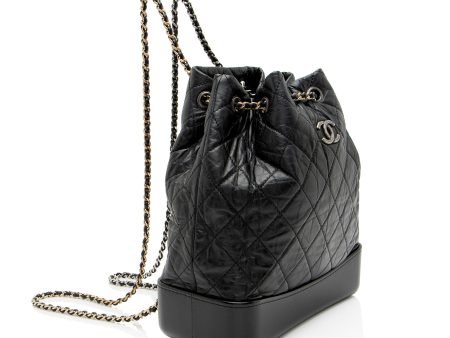 Chanel Aged Calfskin Gabrielle Backpack (M5X3Nt) on Sale