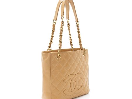 Chanel Caviar Leather Petite Shopping Tote (rAABgB) Online Sale