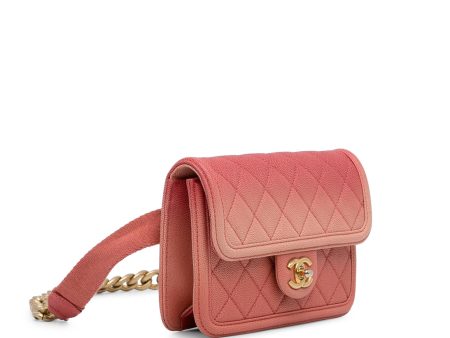 Chanel Caviar Sunset On The Sea Flap Belt Bag (liKLfZ) Online Sale