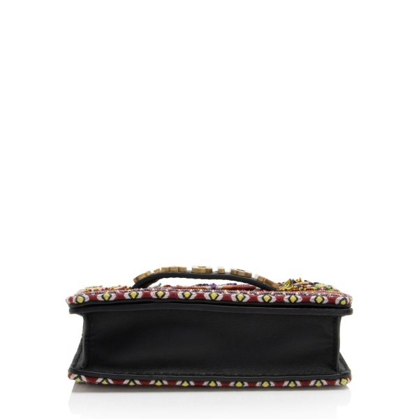 Dior Leather Beaded J adior Flap Bag (bgcNXp) Hot on Sale