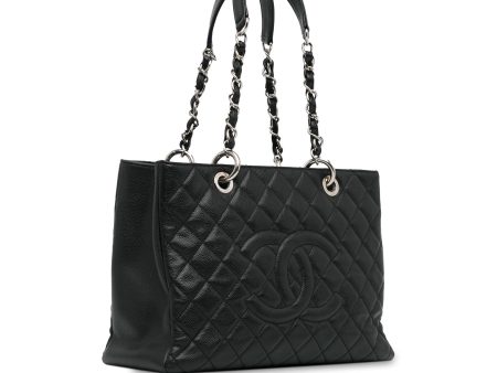 Chanel Caviar Grand Shopping Tote (U2pz2F) For Sale