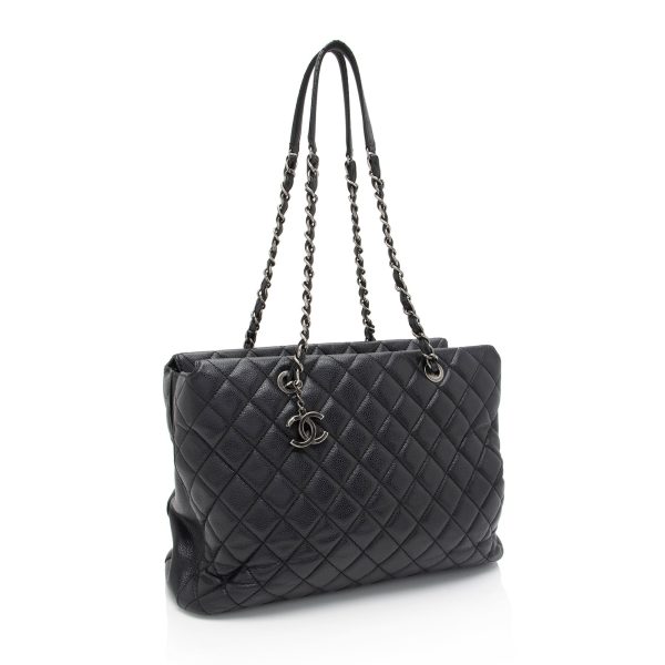 Chanel Caviar Leather Fold In Flap Top Tote (yvfNuJ) Online