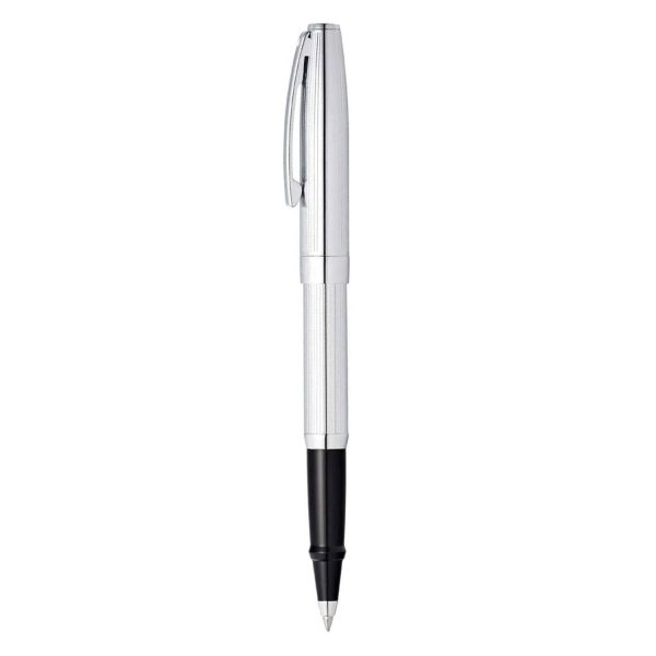 Sheaffer Sagaris Roller Ball Pen - Engraved Chrome CT Online now