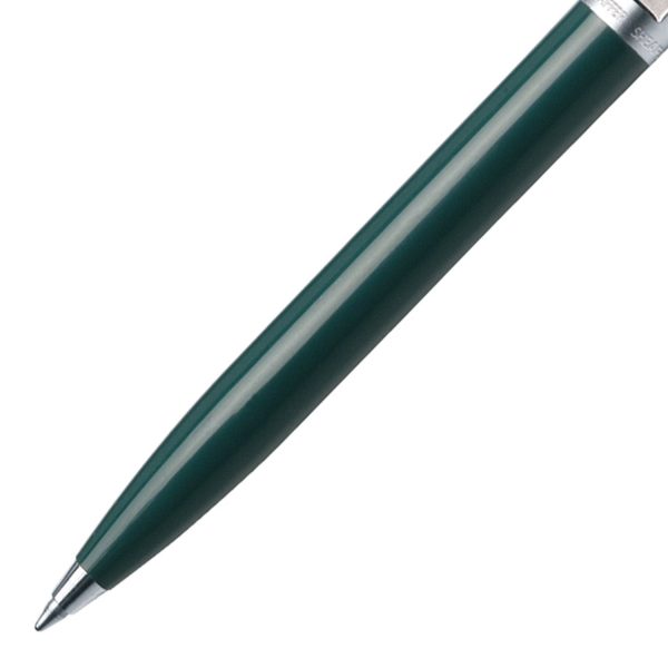 Sheaffer Sentinel Ball Pen - Green & Brushed Chrome on Sale