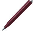 Sheaffer Sentinel Ball Pen - Burgundy & Brushed Chrome Online Sale