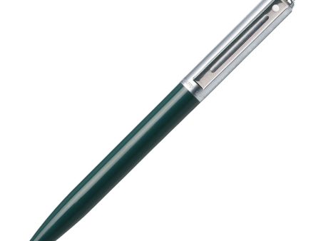 Sheaffer Sentinel Ball Pen - Green & Brushed Chrome on Sale