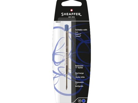 Sheaffer Ball Pen Refill  T  Style - Blue - Medium Online