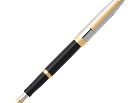 Sheaffer Sagaris Fountain Pen - Black & Chrome GT Supply