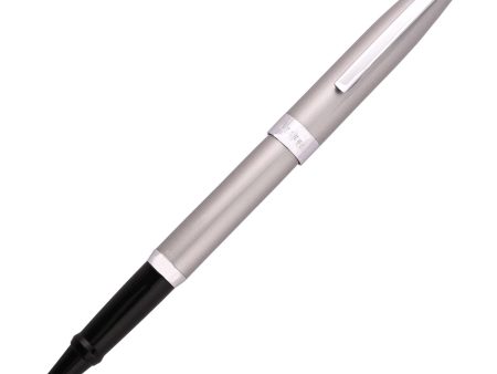 Sheaffer Sagaris Roller Ball Pen - Brushed Chrome CT Online Sale